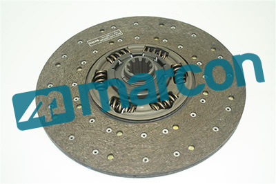 5385.03 – 1878 002 049:80S – DISCO DE EMBREAGEM REMANUFATURADO. FORD/VWC (ONIBUS 15180/15190 EOD) – (MOLA FINA COM PRE-AMORTECIMENTO) – 380MM