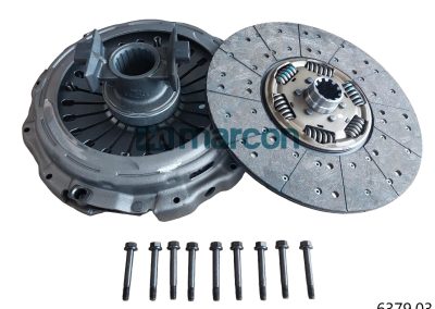 6379.03 – 3400 000 795:80S – KIT DE EMBREAGEM REMANUFATURADO. VWC/FORD (CAMINHOES ATE 220CV SE) – C/TUBO GUIA – 380MM