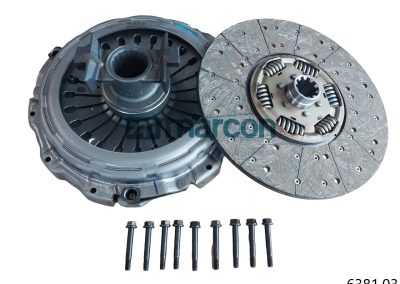 6381.03 – 3400 000 797:80S – KIT EMBR.REMANUF. VWC/FORD CAMINHOES AC 210CV  COM SERVO (1981.03+5080.03)  380MM – C/T