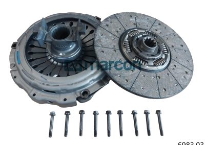 6983.03 – 3400 000 489:80S – KIT DE EMBREAGEM REMANUFATURADO. VWC/FORD – (COM TUBO GUIA – TEFLONC/SERV – COM TUBO GUIA – DISCO C/PRE-AMORTECIMENTO) – 380MM